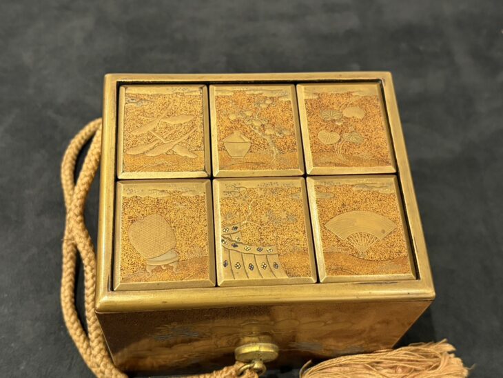 金蒔絵 沈箱 ｜骨董品買取 緑和堂