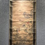 楼閣人物図