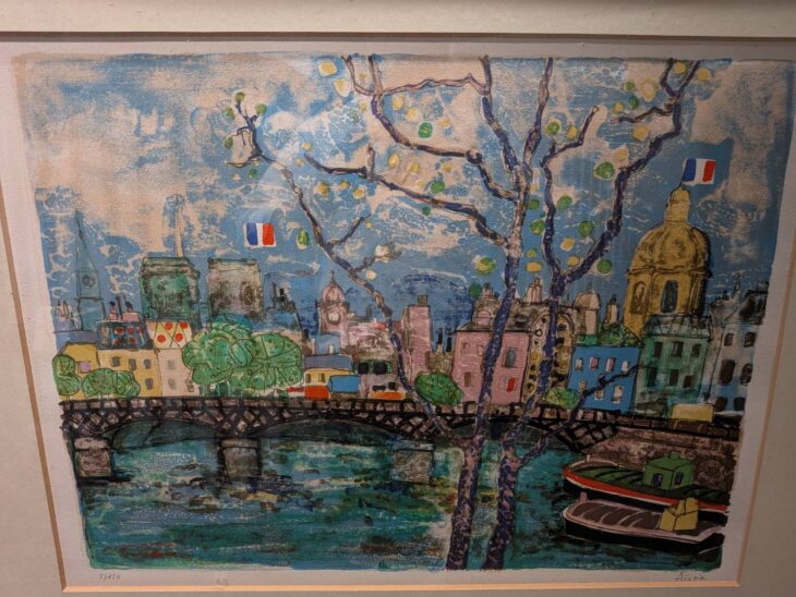 ポール・アイズピリ『Pont des Arts』 ｜骨董品買取 緑和堂