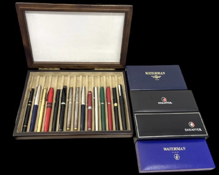 15点セット 万年筆 SHEAFFER シェーファー PARKER パーカー WATERMAN 他 14K