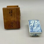 染付香合