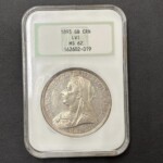 1893年 ヴィクトリア女王 オールドヘッド クラウン銀貨