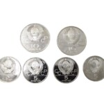 銀貨 10ルーブル 2点 5ルーブル 4点