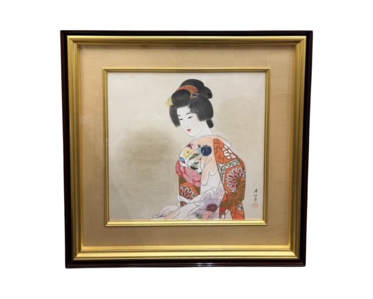 伊東深水『麗人』