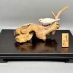 前川泰山 『文鳥』