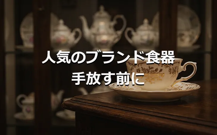 人気ブランド食器 手放す前に