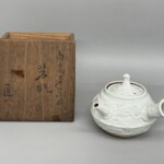仁阿弥道八 『白高麗荒磯 茗瓶』
