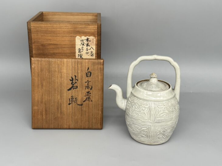 青木 木米 『白高麗 水注』